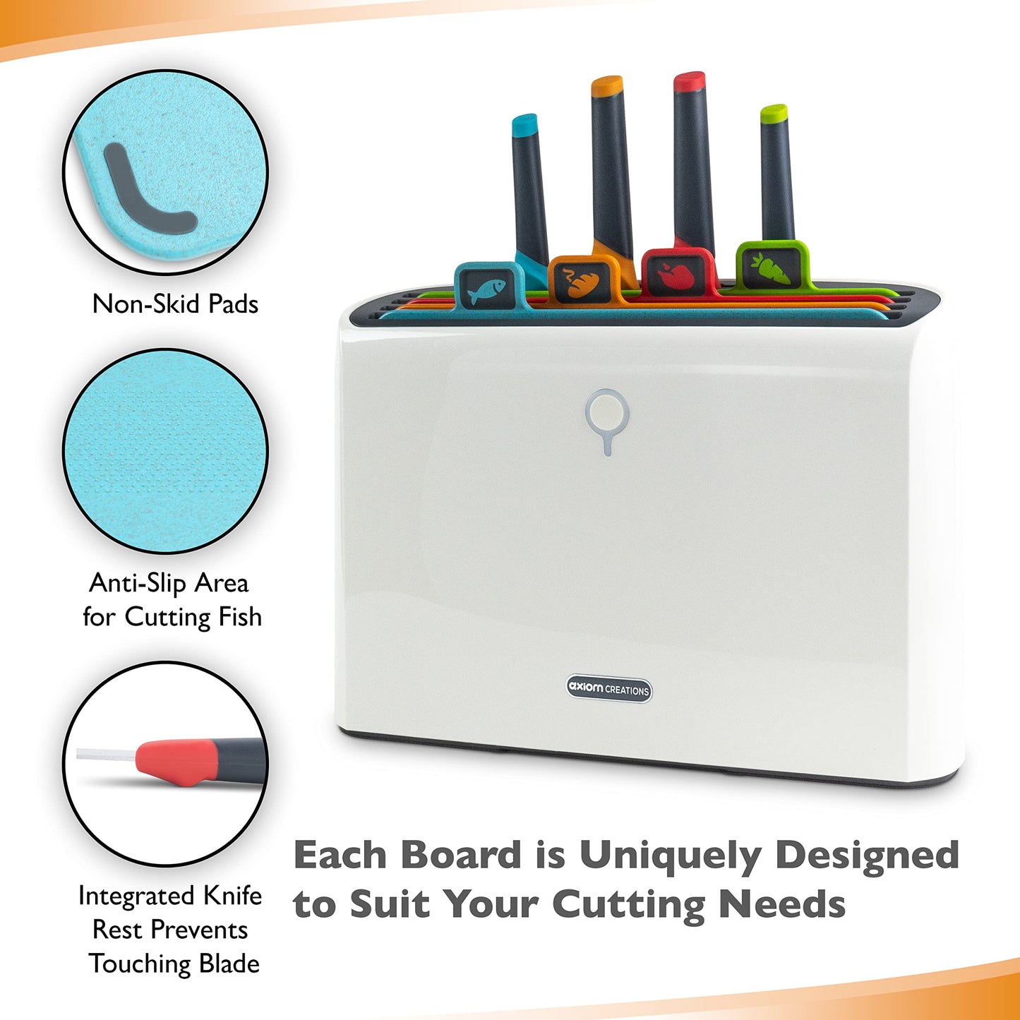 Smart Cutting Board and Knife Set